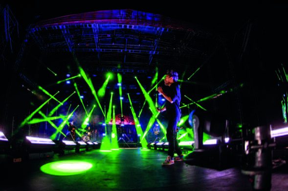 Diseño de iluminación en concierto