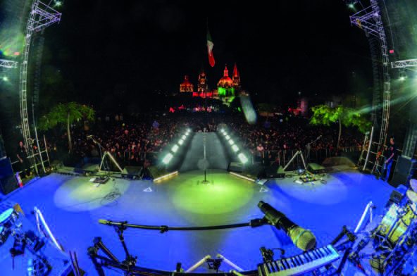 Escenario visto desde el foro
